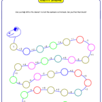 Free Math Snake Puzzle The Site For Free Printable Worksheets