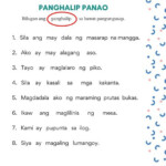 Free Panghalip Panao Worksheet SET 1 The Filipino Homeschooler