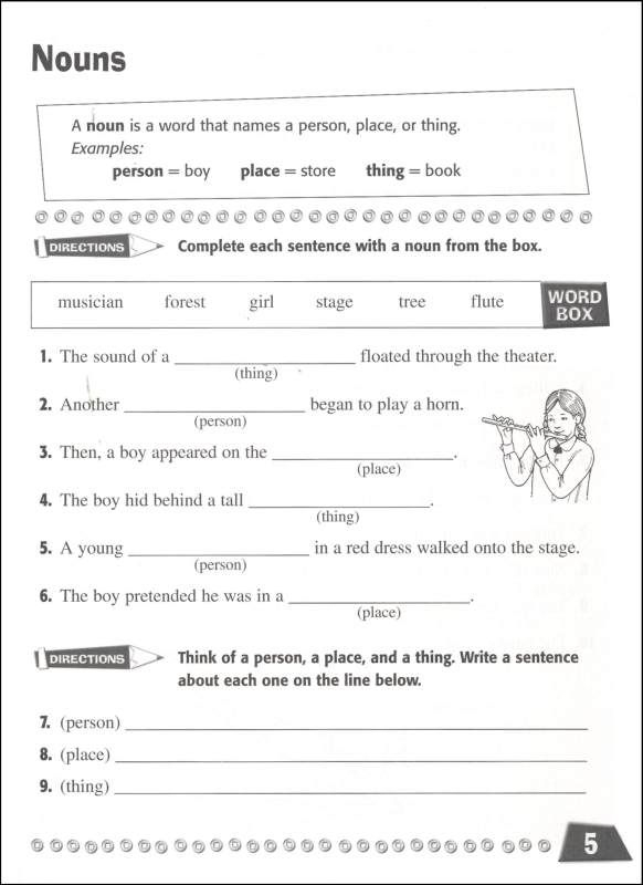 Free Printable Noun Worksheets For 5th Grade Learning How To Read