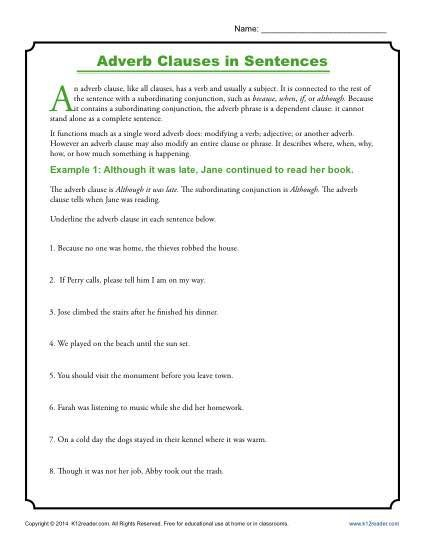 Free Printable Worksheets On Identifying Direct Objects Grade 6 