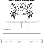 Free Sentence Building Sentence Building Kindergarten Freebies