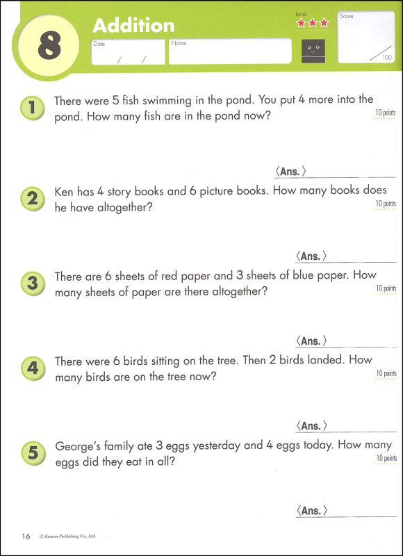 Grade 1 Word Problems 19 Best Images Of Sentence Variety Worksheet 