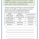 Grade 3 Grammar Topic 35 Sentence Building Worksheets Lets Share