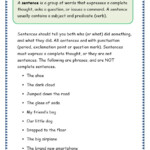 Grade 3 Grammar Topic 35 Sentence Building Worksheets Lets Share