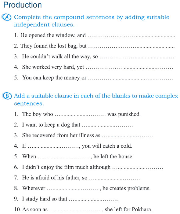 Grammar Grade 5 Grammar Lesson 6 Sentences Simple Compound And Complex