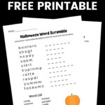 Halloween Unscramble Worksheets Worksheet For Kindergarten