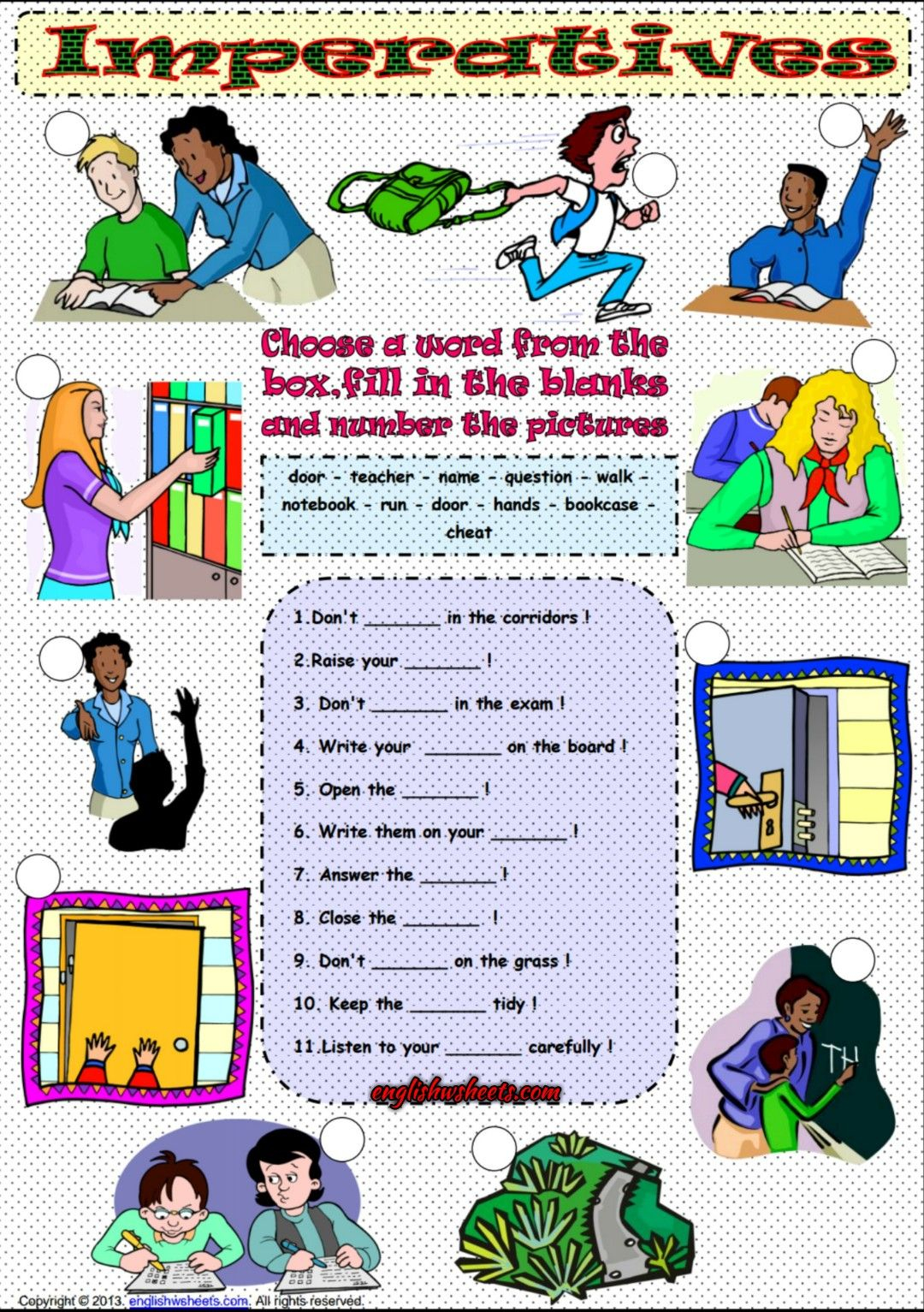 Imperative Verbs Worksheet Grade 3 Zalman Info