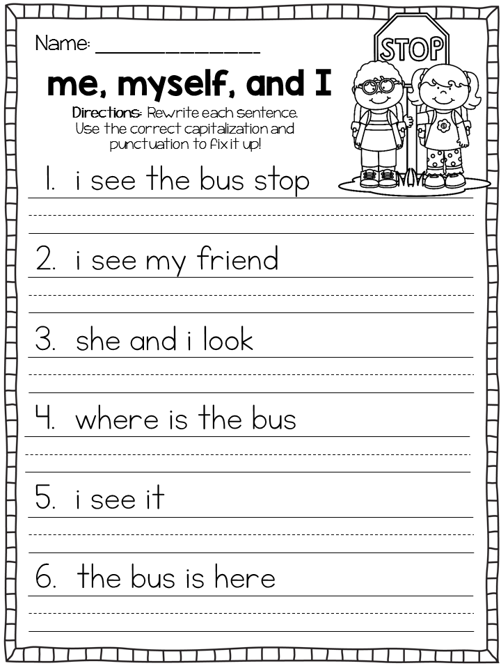 Included In This Packet Are 15 October Themed Fix It Up Sentences Work 