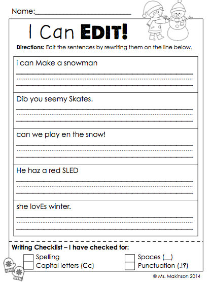 January Printables First Grade Literacy And Math First Grade 