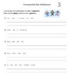 Jumbled Sentences Worksheet For Class 4 Advance Worksheet