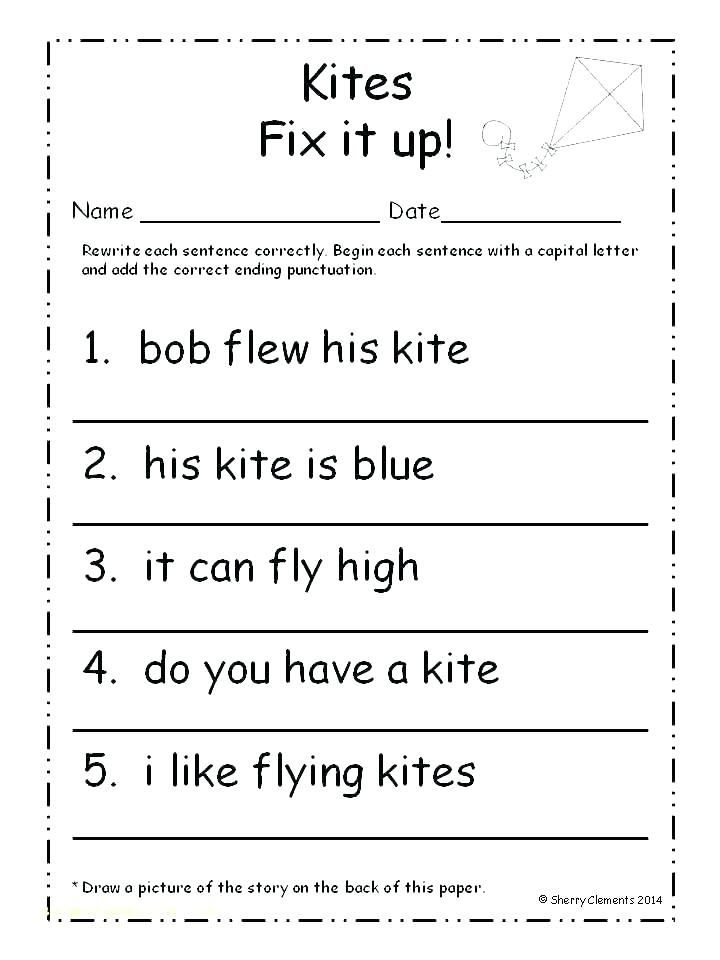 Jumbled Sentences Worksheets Year 1 Shakeeta