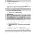 Ks3 Grammar And Vocabulary Sentence Construction Teachit Db excel