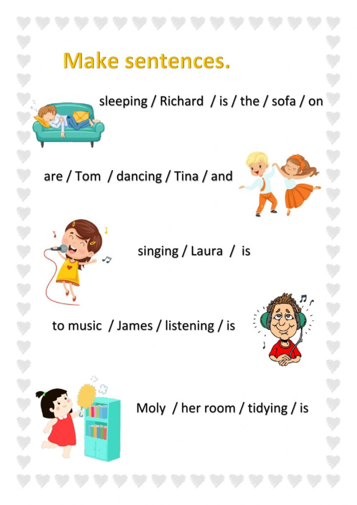 Make A Sentence Worksheet