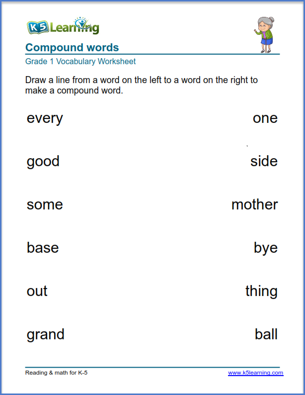 Match The Compound Words Worksheets 99Worksheets