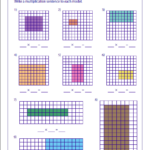 Multiplication Models Worksheets