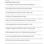 Paragraph Editing Worksheets 5th Grade Worksheets Master