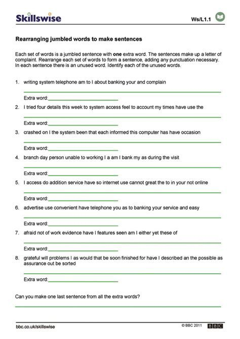 Parallel Structure Worksheet With Answers Pdf Thekidsworksheet