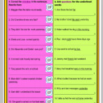 Past Simple All Forms Worksheet