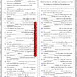 Past Simple ESL Gap Fill Exercise Worksheet