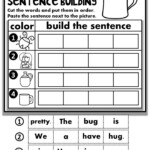 Phonics CVC Short Vowels Sentence Building For Kindergarten And First