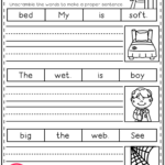 Phonics Sentence Scrambles By Tweet Resources 1st Grade Writing