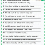 Pin By Elizabeth Chustz On School Stuff English Grammar Exercises