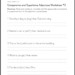 Practice 3rd Grade Adjectives Worksheets For Grade 3 Worksheetpedia