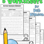 Practice Revising Fragments And Run ons With These Five Worksheets One