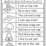 Read And Match Cvc Sentence Worksheet This Packet Is Filled With Piles