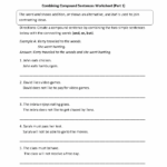 Sentence Combining Practice Worksheets 99Worksheets