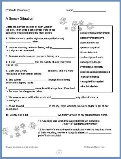 Sentence Correction Worksheets For 5th Grade Thekidsworksheet