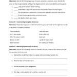 Sentence Errors Interactive Worksheet