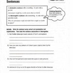 Sentence Fluency Worksheet