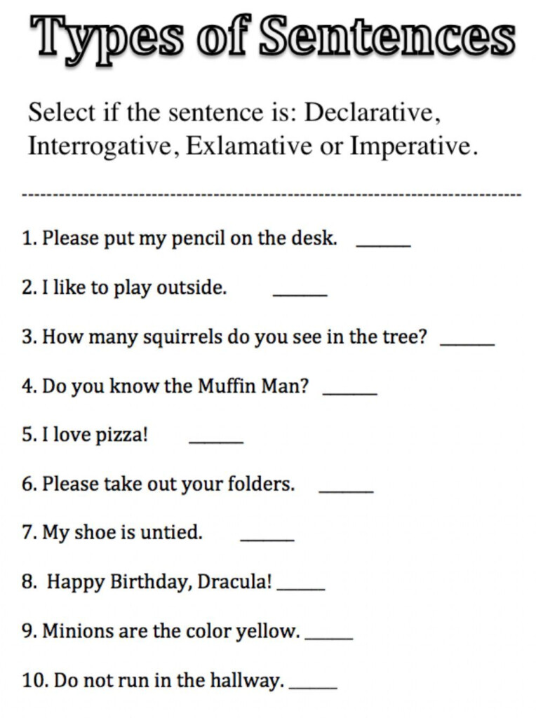 Sentence Structure Interactive And Downloadable Worksheet You Can Do 