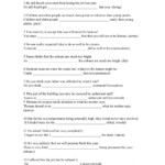 Sentence Transformation Worksheet