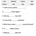 Sentence Worksheets 1st Grade Worksheets English Worksheets For Kids