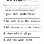 Sentence Worksheets For First Grade Sentence Writing Worksheets First