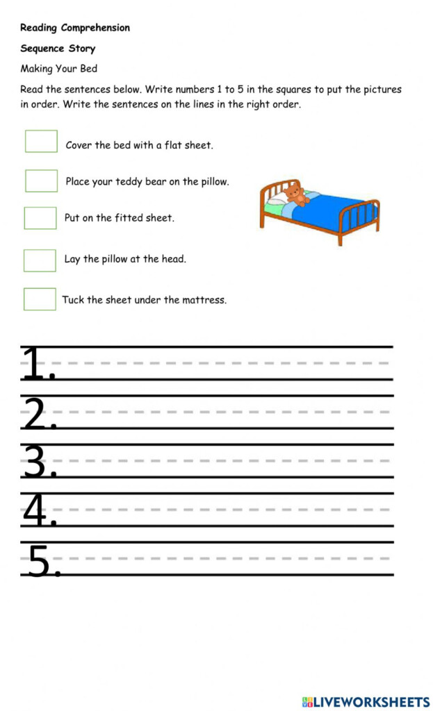 Sequence Story Interactive Worksheet