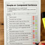 Simple And Compound Sentences Tiny Teaching Shack In 2020 Simple