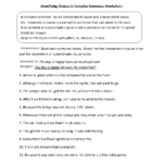 Simple Compound And Complex Sentences Worksheet 7th Grade Pdf