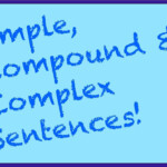 Simple Compound Complex Sentences Part 1 Spelling Grammar