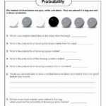 Simple Probability Worksheet Pdf Elegant Probability Marbles Basic