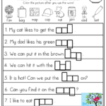 Simple Sentences For Kids Google Word Family Worksheets