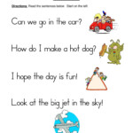 Simple Sentences Worksheet 2