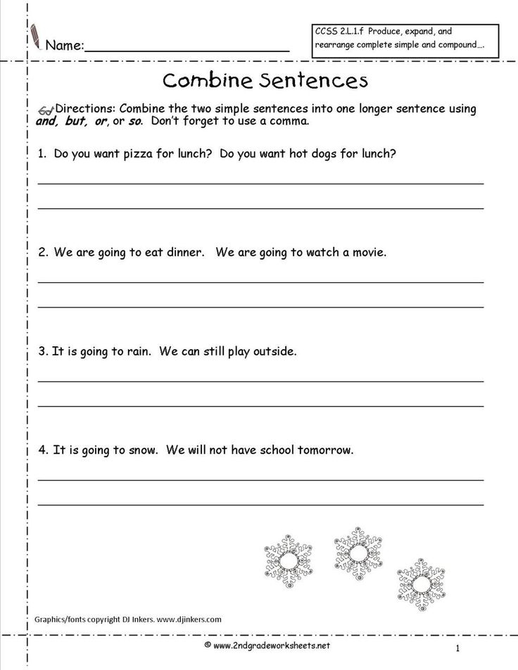 Simple Sentences Worksheet 3rd Grade Worksheet Binesentences Reading 