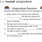 Spaghetti Meatball Conjunctions Using Although However And But