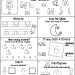 Spanish Kindergarten Worksheets 1st Grade Simple Sentences For