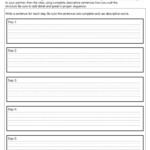 Speaking In Complete Sentences Worksheet Writing Complete Sentences