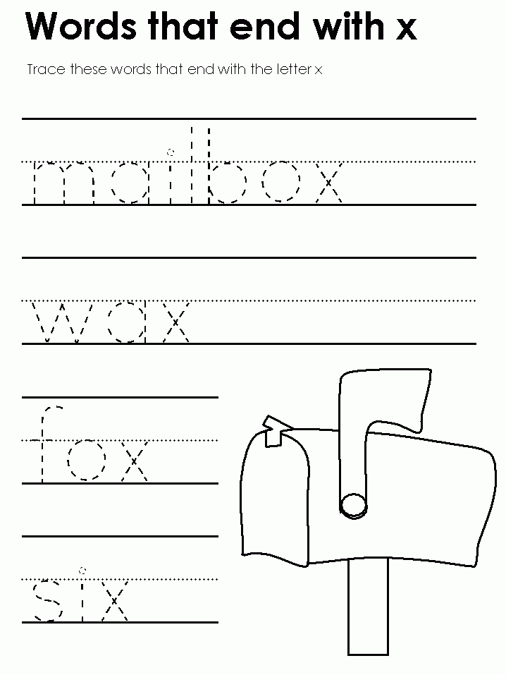 Standard Block Printing Tracers Ending Consonant Sounds