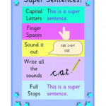 Super Sentence Prompt Card Display Or Flashcard Free Teaching Resource